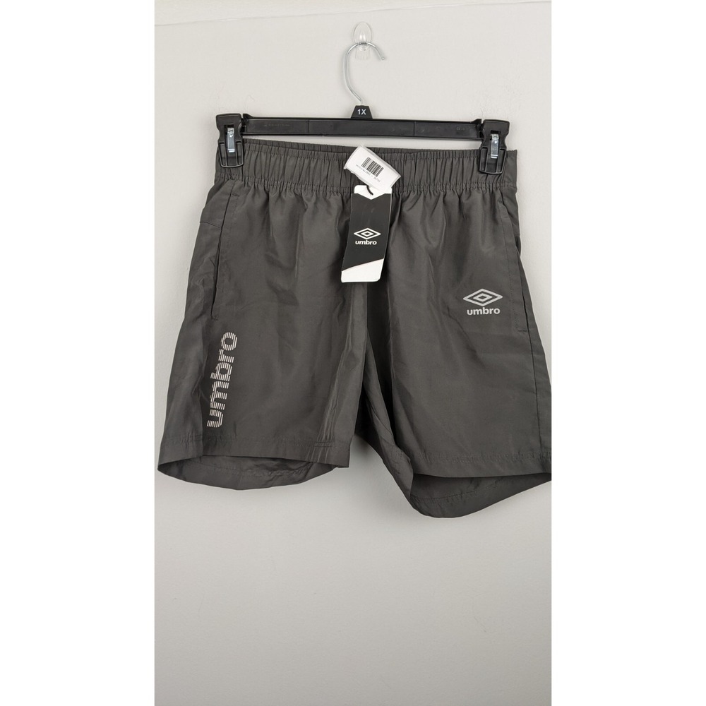 Umbro‎ Men's Dark Grey Athletic Shorts Size XS 77cm Elastic Waist NWT